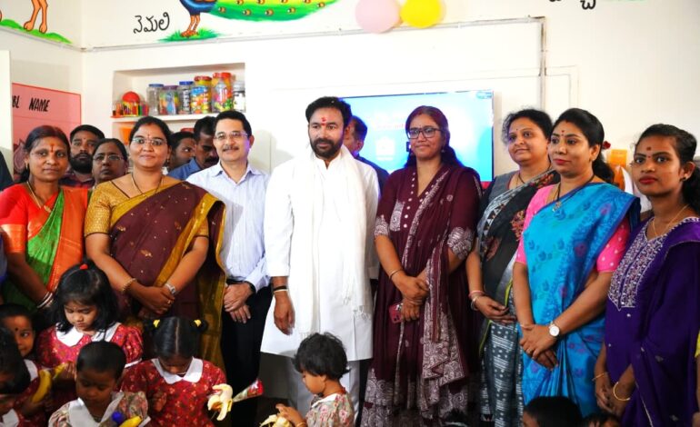 36 Nand Ghars Launched in Hyderabad, Kishan Reddy Pushes Grassroots Child Development