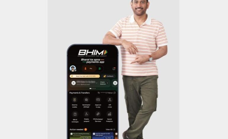 BHIM App Appoints MS Dhoni as Brand Ambassador to Drive Next Phase of Digital Payments Growth