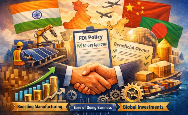 Cabinet Eases FDI Rules for Investments from Land Bordering Countries