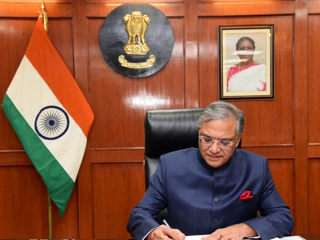 Chief Election Commissioner Gyanesh Kumar, along with Election Commissioners SS Sandhu and Vivek Joshi, chaired a high-level review meeting with chief secretaries, DGPs and election officials from poll-bound states and 12 neighbouring states.