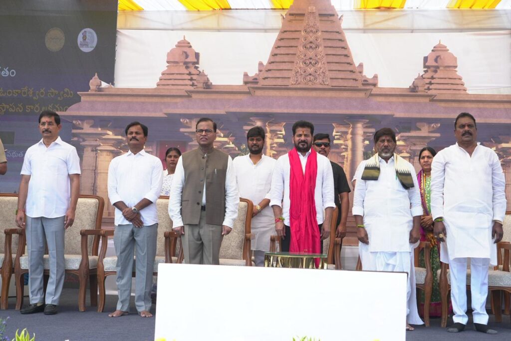 Laying the foundation stone on Saturday, Revanth Reddy described the initiative as both a development and a spiritual endeavour, aimed at revitalising the riverfront while creating avenues for economic activity.