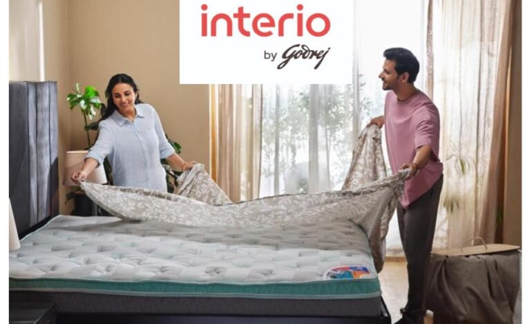 Interio by Godrej Expands Mattress Portfolio, Targets ₹150 Crore Revenue by FY29
