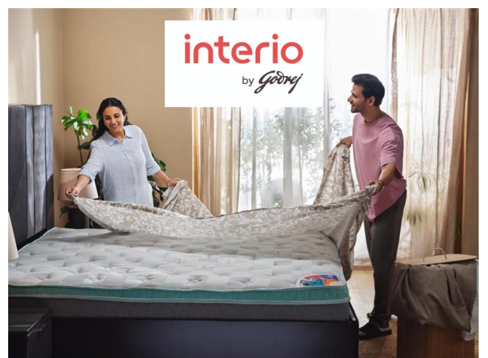 Interio by Godrej Expands Mattress Portfolio, Targets ₹150 Crore Revenue by FY29