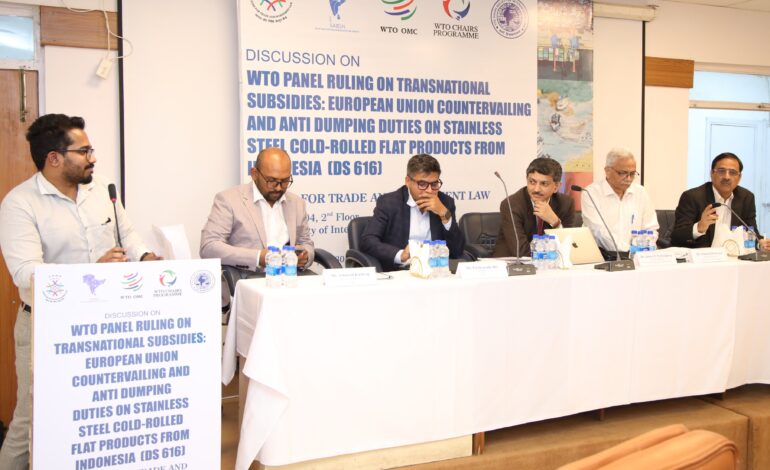 CTIL Hosts Panel on WTO Ruling on Transnational Subsidies; Experts Examine Legal Implications