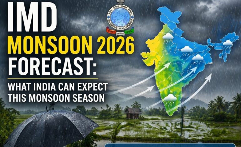 Below-Normal Monsoon Likely in 2026; IMD Projects 92% of Long Period Average