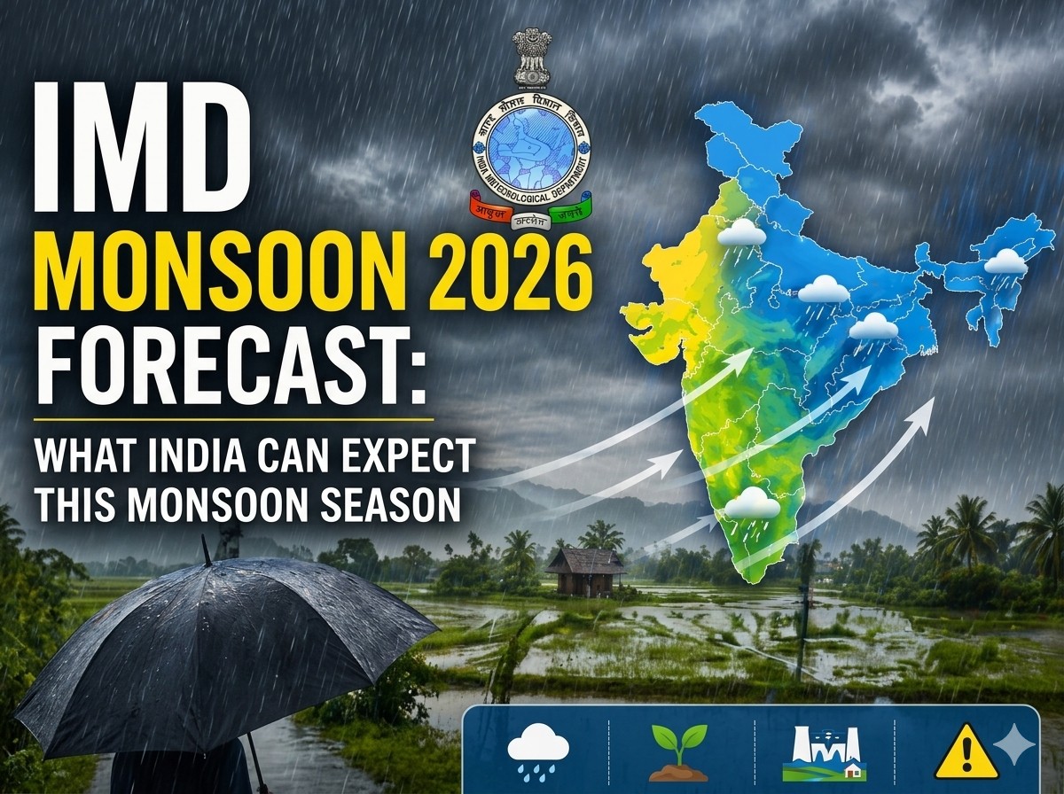 Below-Normal Monsoon Likely in 2026; IMD Projects 92% of Long Period Average