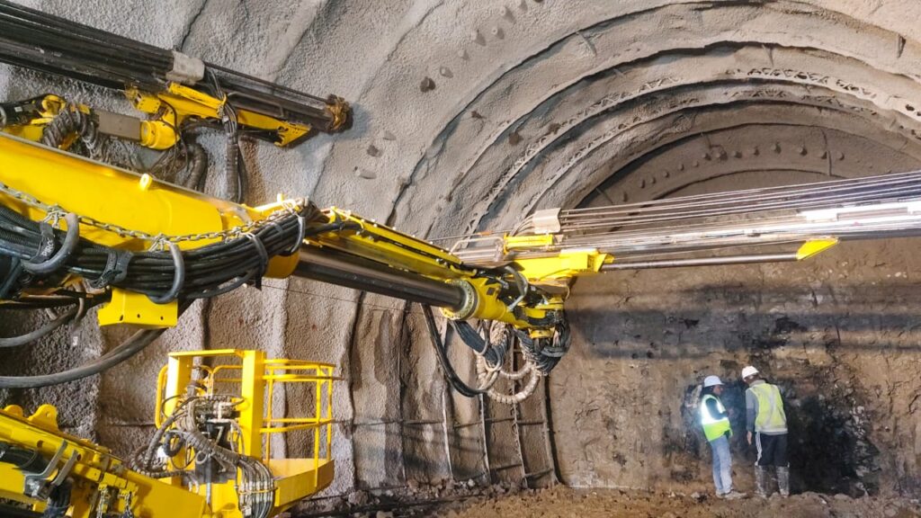 The project involves construction of two tunnels, including an 8.64 km-long Tunnel-2, which will be the longest railway tunnel in central India, along with a 1.156 km Tunnel-1.