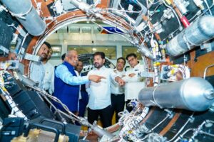 Telangana Targets Global Aerospace Leadership as CM Revanth Reddy Flags Off Skyroot’s Vikram-1
