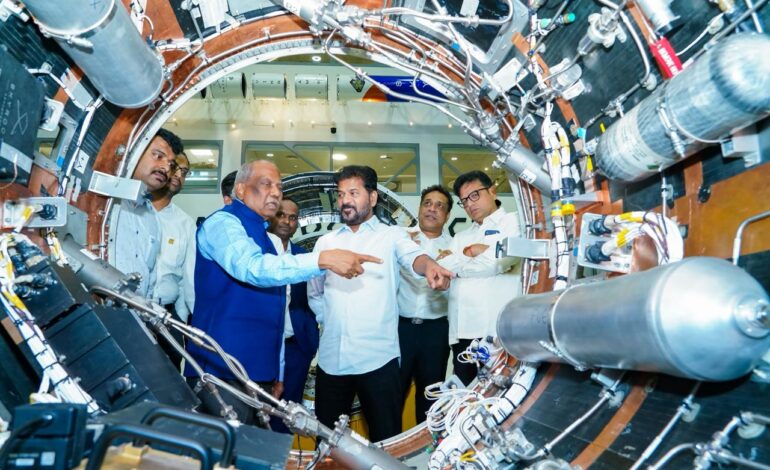 Telangana Targets Global Aerospace Leadership as CM Revanth Reddy Flags Off Skyroot’s Vikram-1