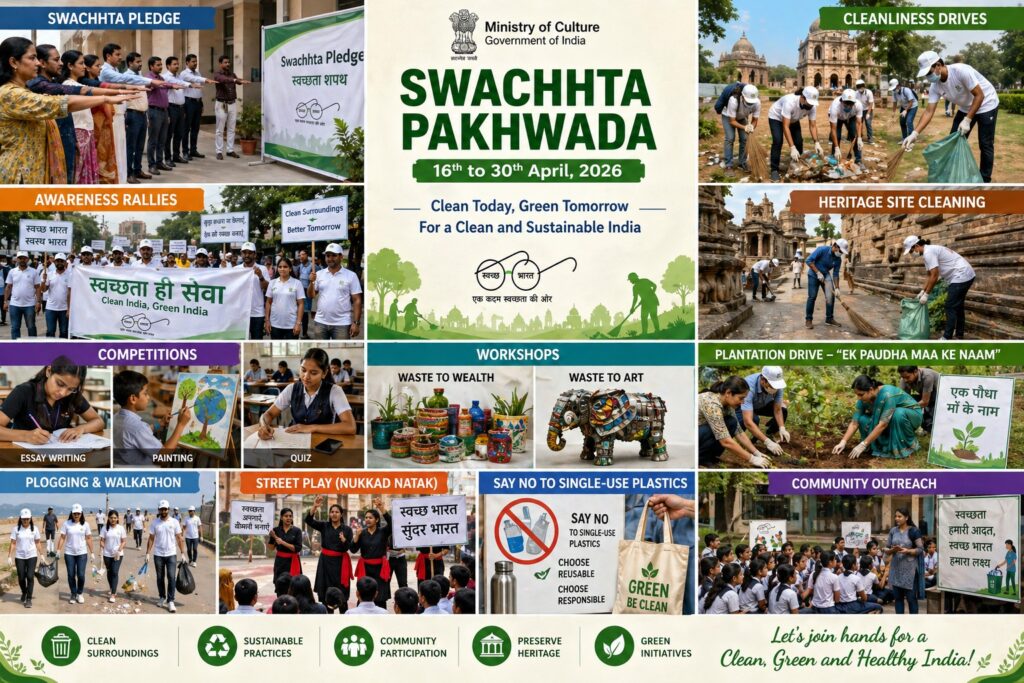 As part of the initiative, organisations under the ministry have launched multiple programmes including cleanliness drives, awareness campaigns and community engagement activities across heritage sites, museums and institutional campuses.