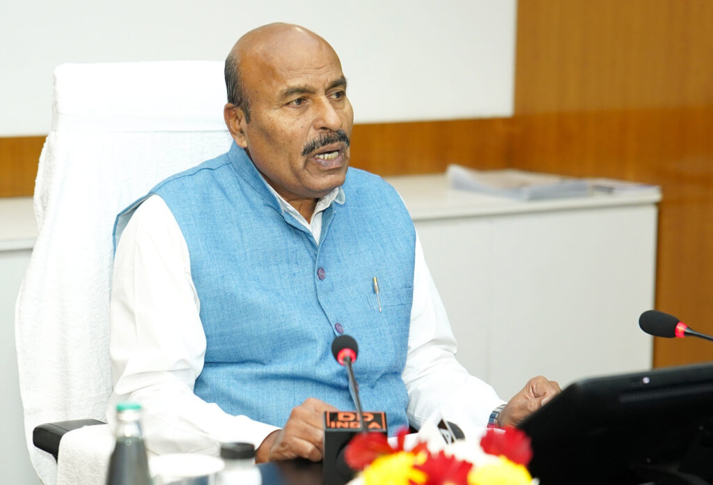 Union minister Dr Virendra Kumar (File photo)