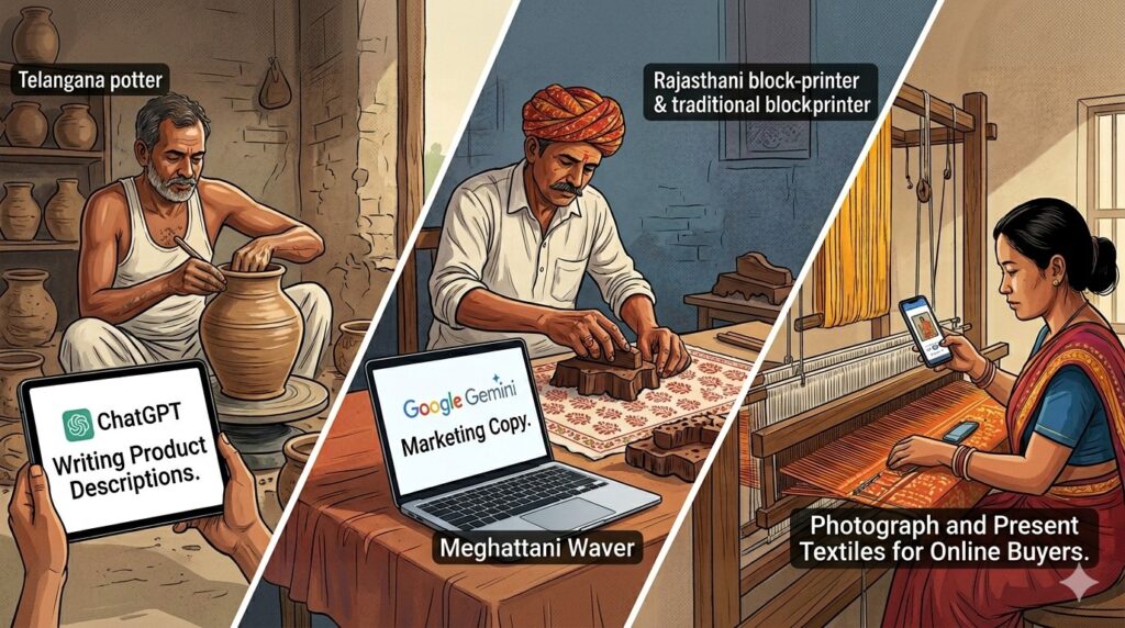 This initiative aligns with the vision of AI for Social Good — integrating grassroots artisans into the rapidly evolving AI ecosystem, according to the Ministry of MSME, Government of India