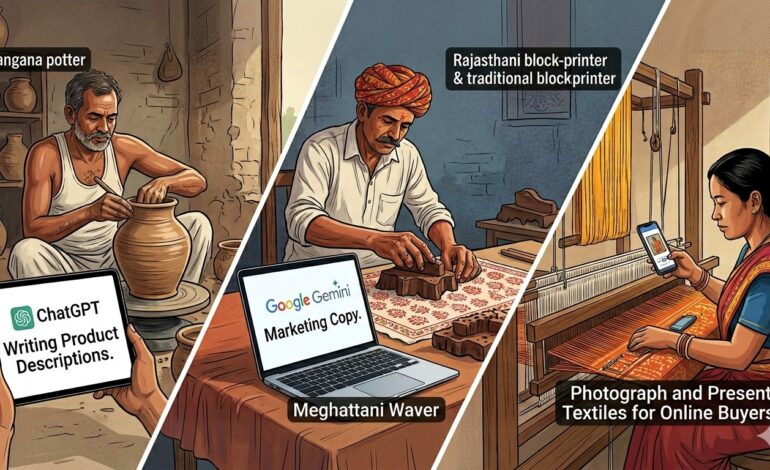 2500 Artisans, One Algorithm: India Puts AI in the Hands of Its Traditional Craftspeople