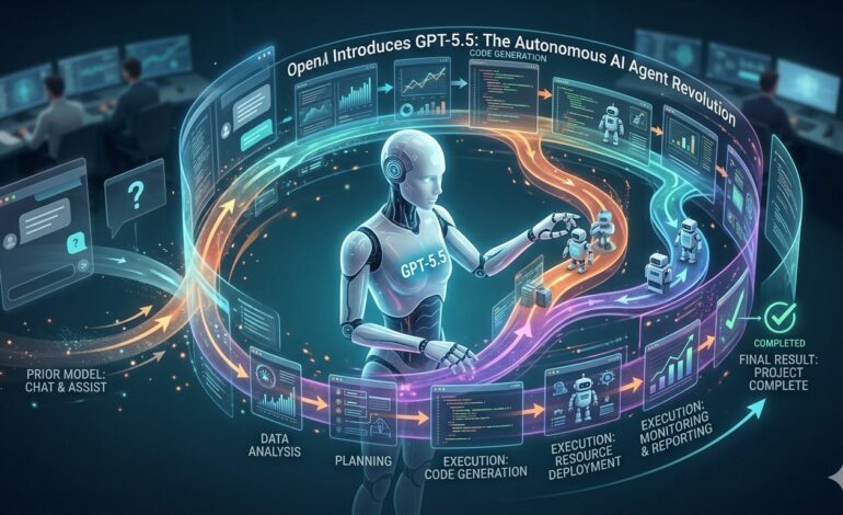 OpenAI Unveils GPT-5.5, Advancing AI from Chat Assistants to Autonomous Task Executors