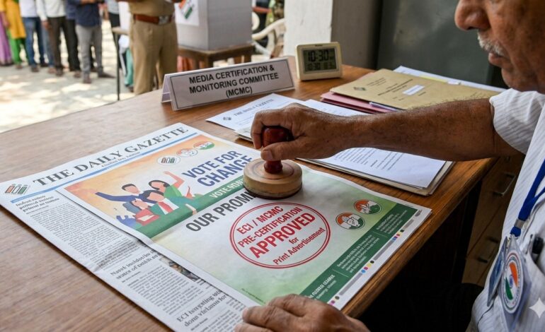 EC Mandates Pre-Certification of Print Ads Ahead of Poll Day to Curb Misuse; What it means for parties and candidates