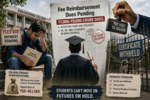 Telangana’s Fee Reimbursement Crisis: Engineering Graduates Trapped Between Government Dues and College Demands