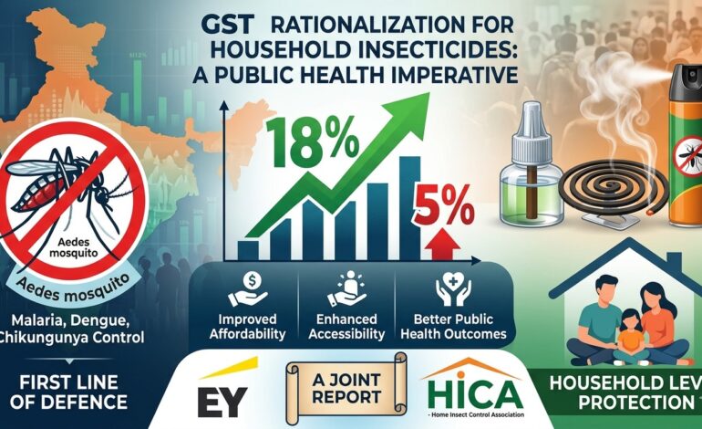 EY–HICA Report Calls for GST Cut on Household Insecticides to Boost Public Health Outcomes