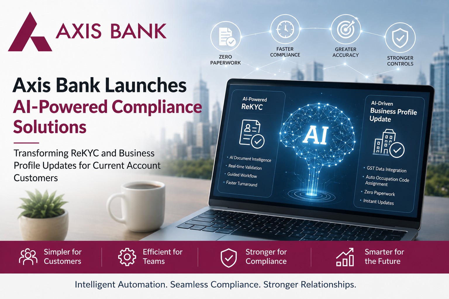 Axis Bank Launches AI-Powered Compliance Solutions for Business Banking Customers