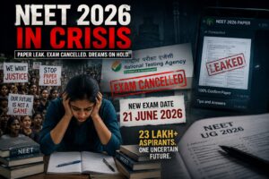 NEET 2026 Crisis Deepens: Paper Leak, Exam Mafia and the Collapse of Trust in India’s Biggest Entrance Test