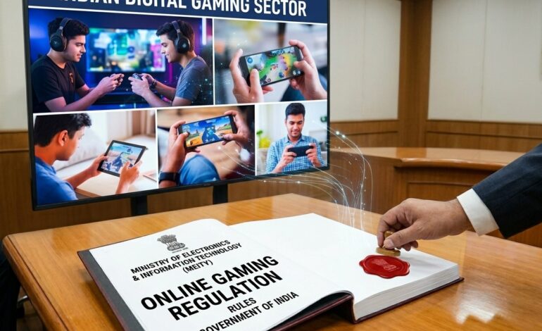 India Rolls Out Online Gaming Rules 2026 from May 1, Bans Money Gaming, Sets Up National Regulator