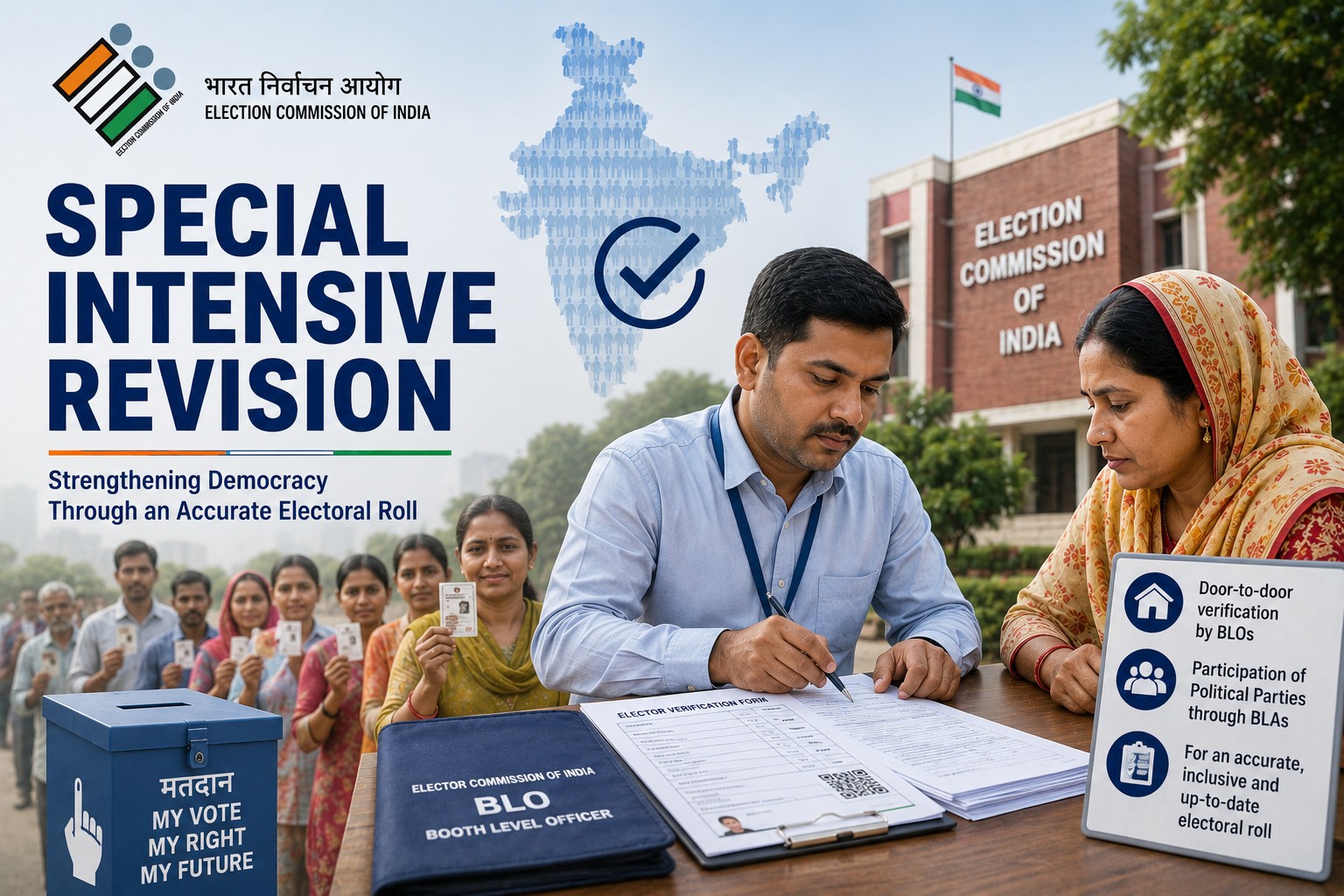 Election Commission to Conduct Special Intensive Revision Phase-III Across 16 States and 3 UTs