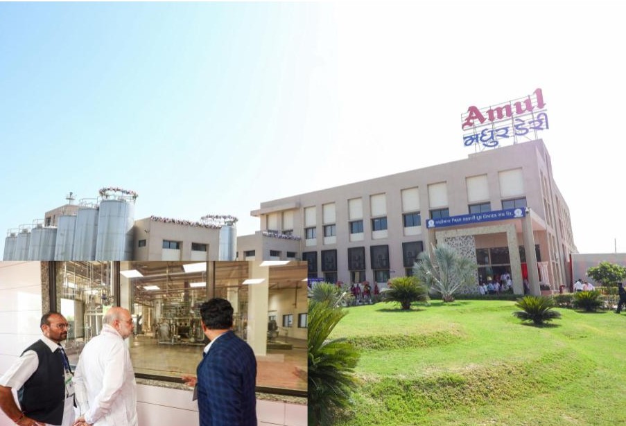 Amit Shah Inaugurates Madhur Dairy Plant, Calls for ‘White Revolution 2.0’