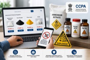 CCPA Cracks Down on Online Sale of Hazardous Chemicals, Explosive Substances