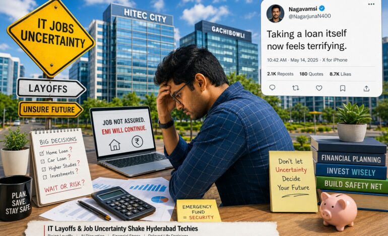 IT Layoff Fear Grips Hyderabad Techies as Job Uncertainty Reshapes Financial Decisions