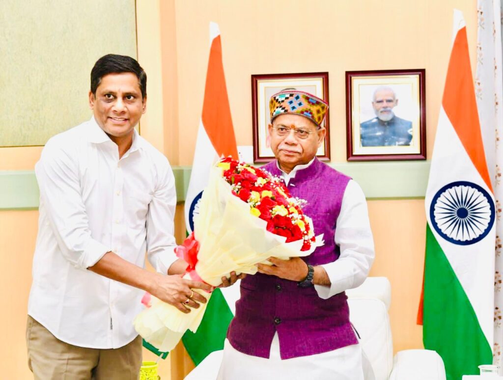 HCA General Secretary Manney Jeevan Reddy extends an invitation to Governor Shiv Pratap Shukla to attend the upcoming IPL match scheduled to be held on May 22 at the Rajiv Gandhi International Cricket Stadium.