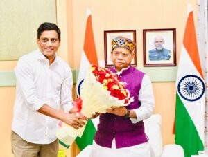 HCA General Secretary Manney Jeevan Reddy Meets Governor Shukla, Invites Him for IPL Match