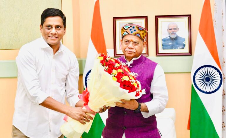 HCA General Secretary Manney Jeevan Reddy Meets Governor Shukla, Invites Him for IPL Match