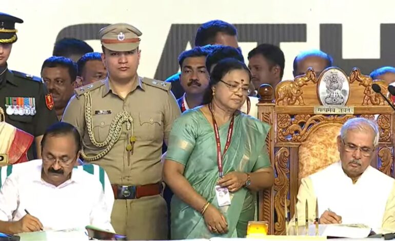 Congress Returns to Power in Keralam After Decade as VD Satheesan Takes Oath as Chief Minister
