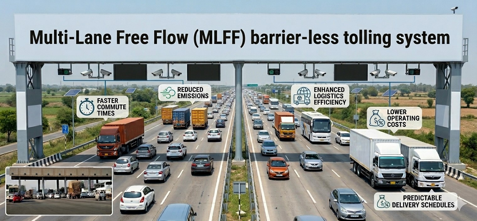First Barrier-less Tolling System Launched on NH-48, Marking Shift to Fully Digital Highway Operations