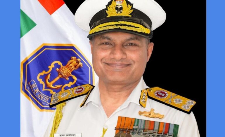 Vice Admiral Krishna Swaminathan Appointed as New Navy Chief