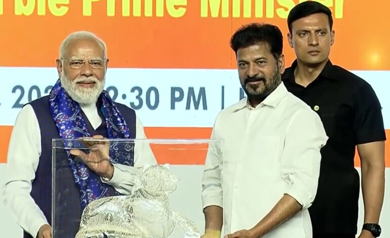 PM Modi Launches ₹9400-Crore Projects in Telangana; Revanth Reddy Seeks Fast-Track Clearances for Musi, Metro and Mega Infra Plans