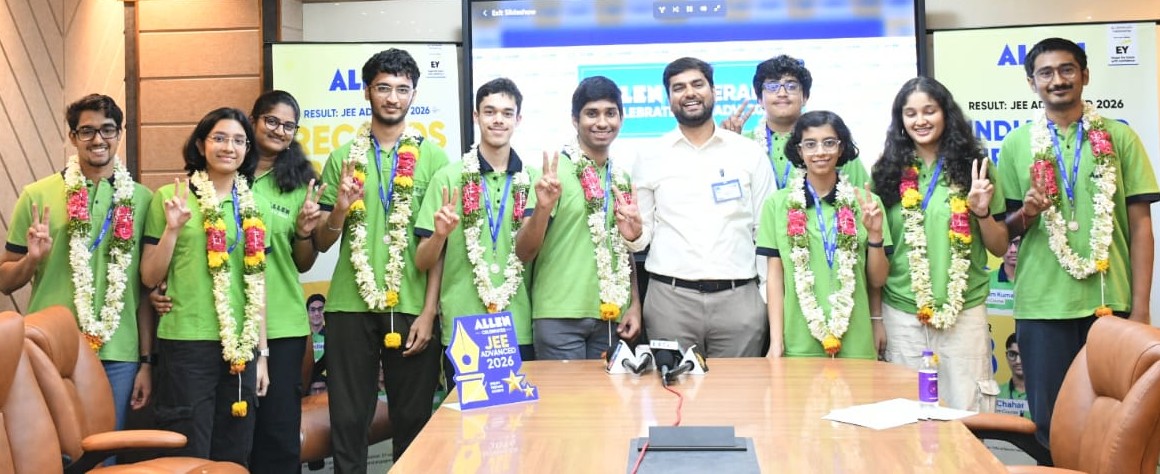 ALLEN Hyderabad Students Secure Top 200 Ranks in JEE Advanced 2026