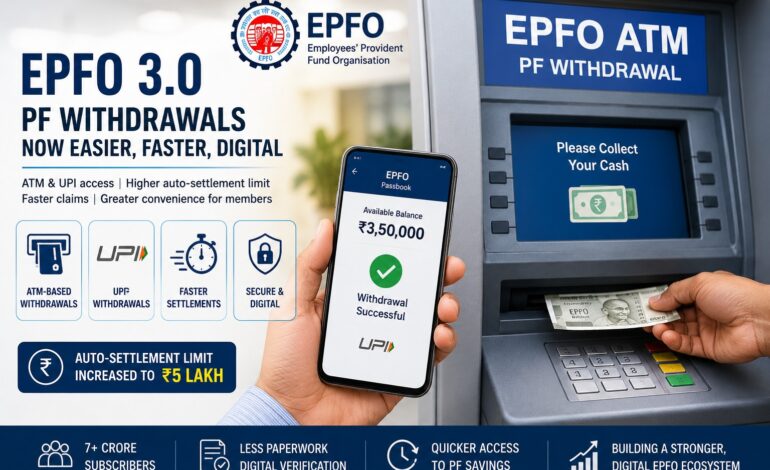 EPFO 3.0 Set to Transform PF Access with ATM, UPI Withdrawals and Faster Settlements