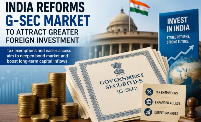 India Unveils Reforms to Boost Foreign Investment in G-Secs