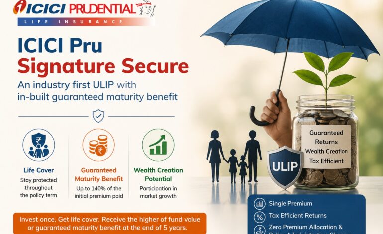 ICICI Pru Signature Secure Offers Life Cover, Tax Efficiency, Up to 140% Guaranteed Maturity Benefit