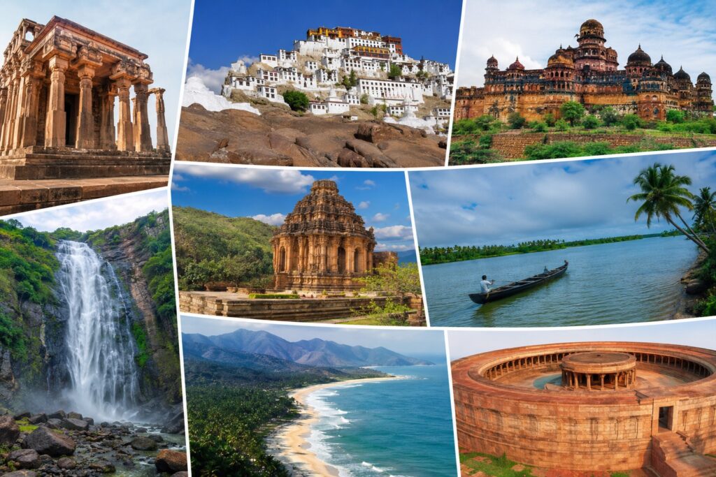 From ancient monuments and spiritual landmarks to scenic backwaters and breathtaking landscapes, India's diverse tourism destinations continue to drive economic growth and cultural exchange.