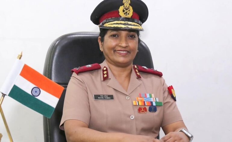 Maj Gen Rachel Thomas Takes Charge as Additional Director General of Military Nursing Service