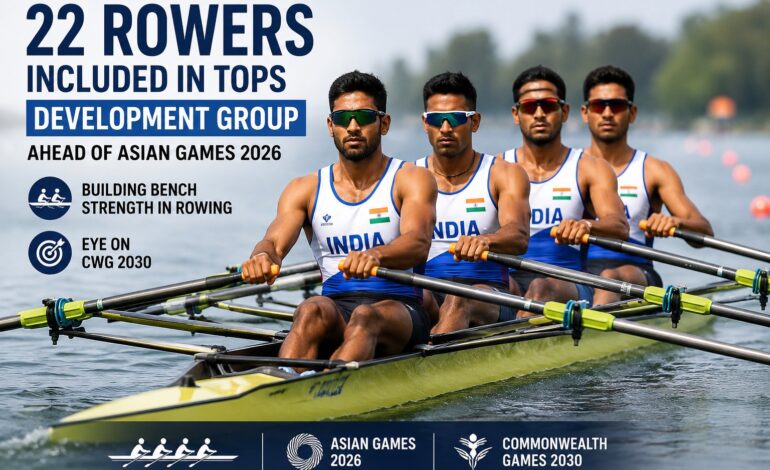 22 Rowers Added to TOPS Development Group Ahead of Asian Games 2026