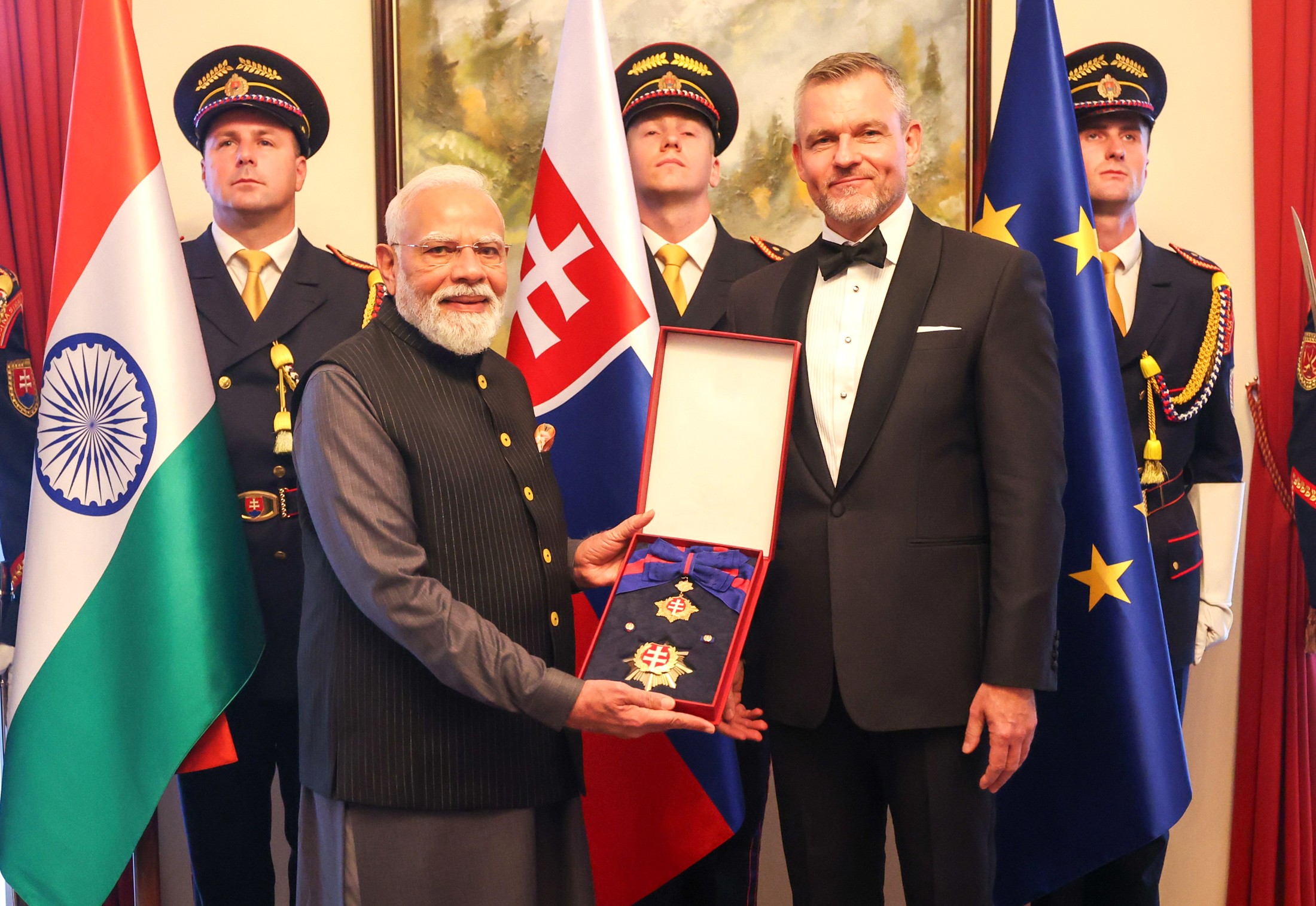 Slovakia Confers Highest Civilian Honour on Prime Minister Narendra Modi