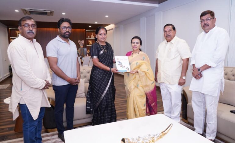 WETA India Founder Invites Kalvakuntla Kavitha to Launch Event