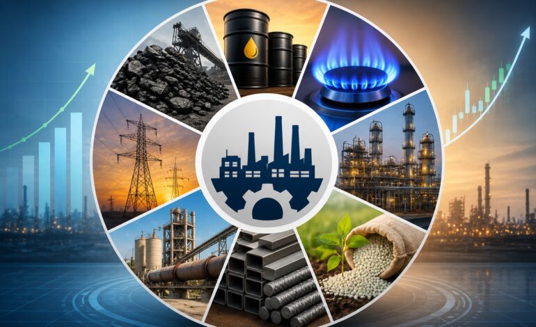 Core Industries Growth Slows to 0.5% in May as Steel, Cement and Electricity Drive Momentum