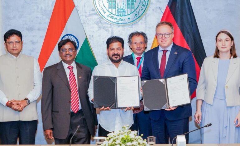 Telangana, Germany’s Thuringia Sign Pact on Technology, Skills and Life Sciences Cooperation