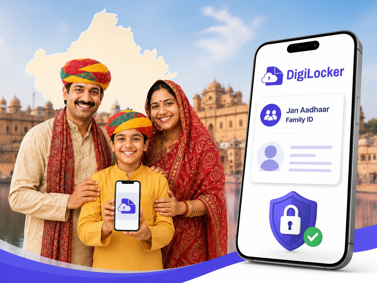 Jan Aadhaar Goes Digital on DigiLocker, Benefiting 7.5 Crore Rajasthan Residents