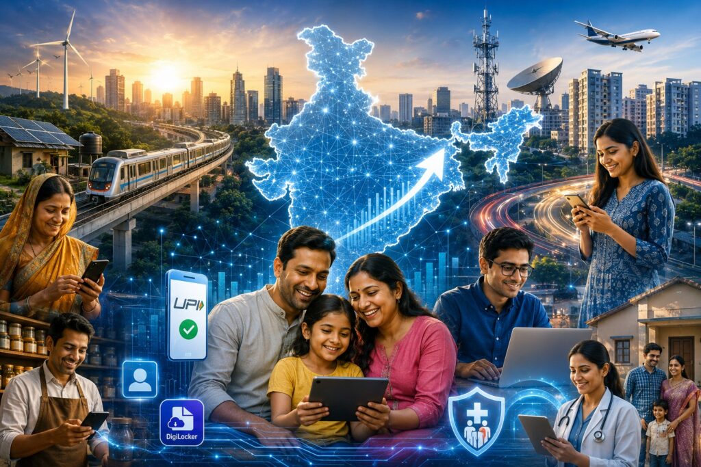 Today, a new middle class is emerging - more digitally connected, financially secure, mobile, ambitious and influential than any previous generation. It is a transformation that mirrors India's own evolution from a developing economy to one aspiring to become a developed nation by 2047.