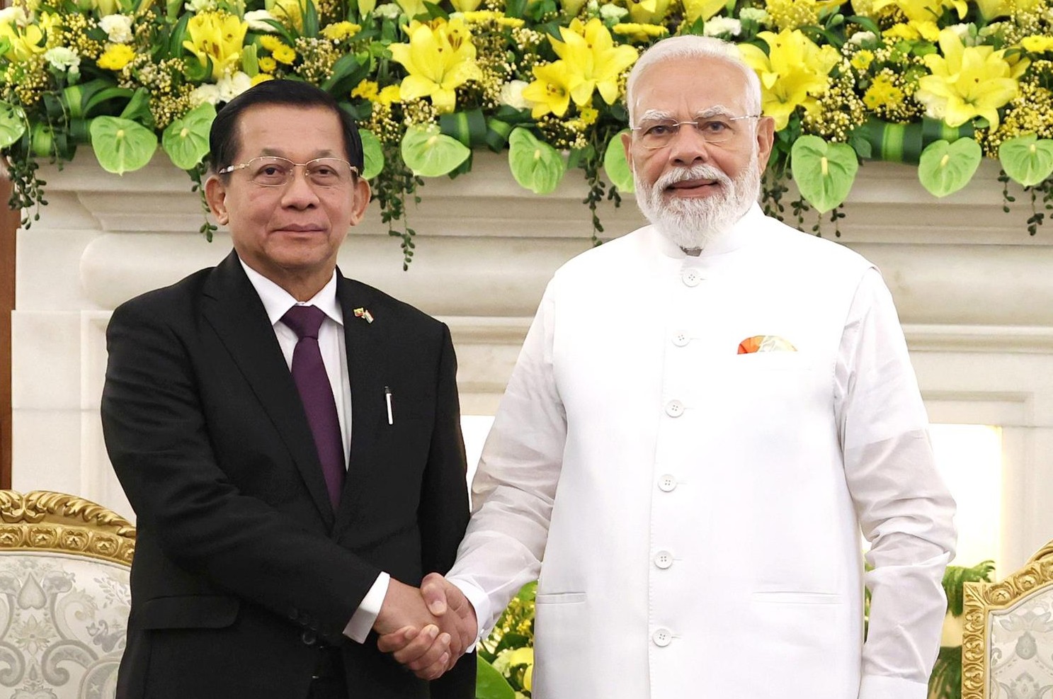 India Myanmar Deepen Strategic Ties; Modi Announces 100 Scholarships, Push for Connectivity and Trade