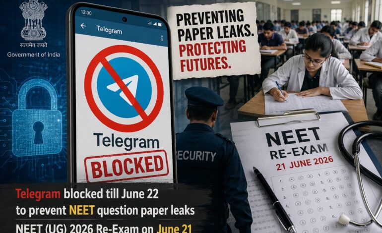 Telegram Blocked, Security Tightened: Can India Ensure a Leak-Free NEET Re-Exam This Time?